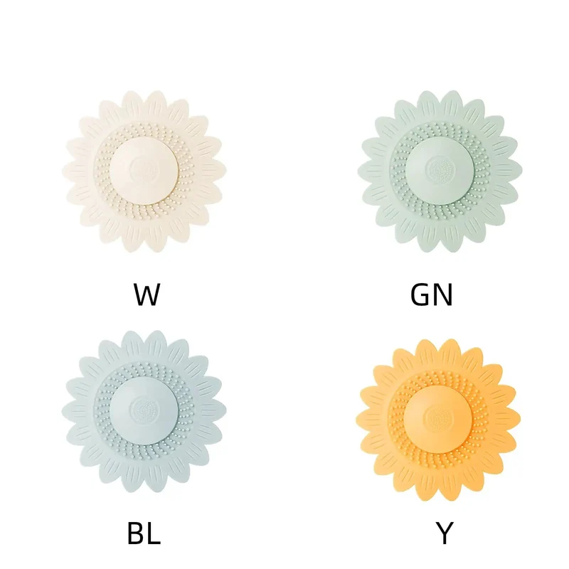 White Flower Silicone Drain Plug Snaps Right On To Bust Pipe Clogs And Trap Stray Hairs While Locking Water Tight For Fussless Sink Or Tub Maintenance That Really Delivers
