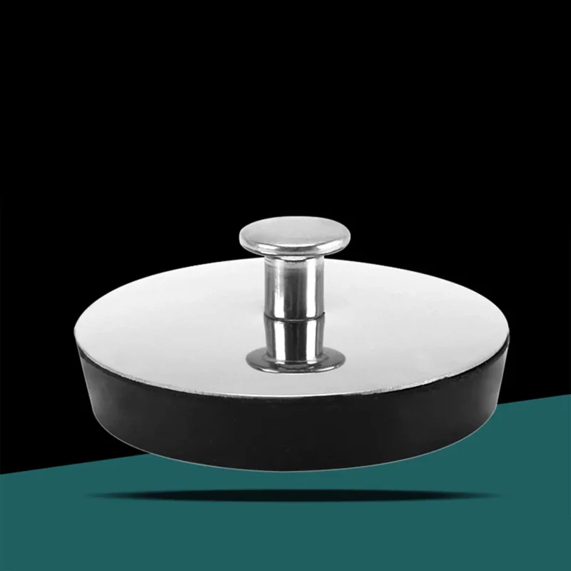 Universal Fit Bath Plug Stainless Steel Drain Stopper Natural Rubber Seal Heavy Duty Bathtub Basin Sink Waste Plug Grommet Kitchen Overflow Cover Durable Leak Proof Drain Gadget Home Must Haves