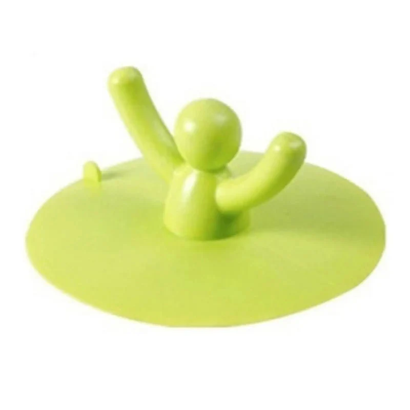 Green Floor Drain Plug And Shower Sink Stopper With Strong Suction, Universal 3.74 Inch Drain Cover Fits Like A Glove On Most Tub And Bath Holes, Banishes Clogs And Keeps Pipes Clear, Reusable Hair Trap That Works Like A Charm For Stress Free Cleaning.