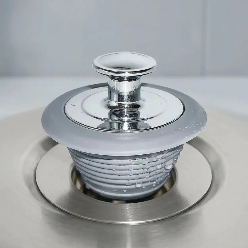 Tough As Nails Bathtub Drain Plug With Rock Solid Metal Build And Pliable Silicone Seal Fits 1 1 To 2 0 Inch Tub Openings Easily Keeps Soaking Water Warm For Chill Evening Baths Without Any Drip Nonsense Or Constant Adjustment Headaches