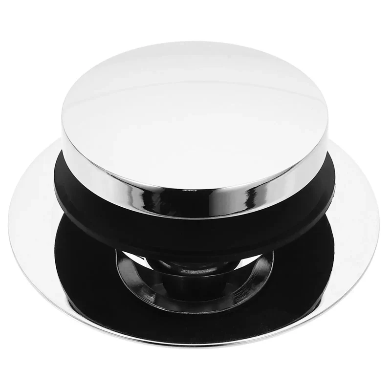 Dead Simple No Sweat Bathtub Drain Stopper Press Plug With Heavy Duty Copper Core Engineered For Hassle Free Bathroom Drainage And Reliable Shower Overflow Control
