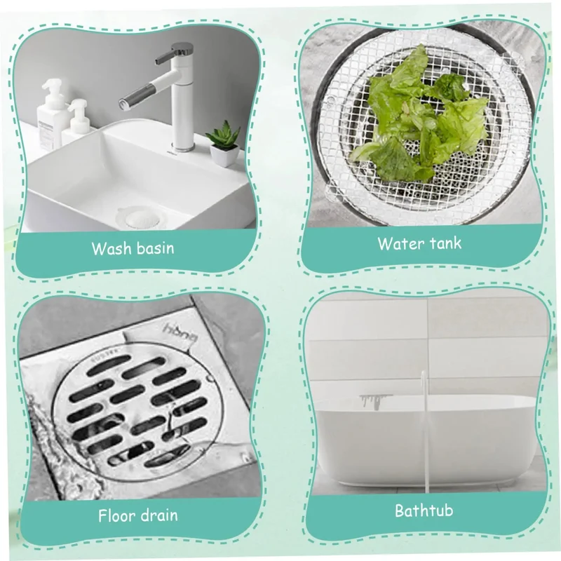 Self Adhesive Hair Drain Stickers 10 Pack Fine Mesh Shower Catcher Straight Up Game Changer For Stopping Hair Clogs In Bathtubs Showers And Sinks Without Hassle