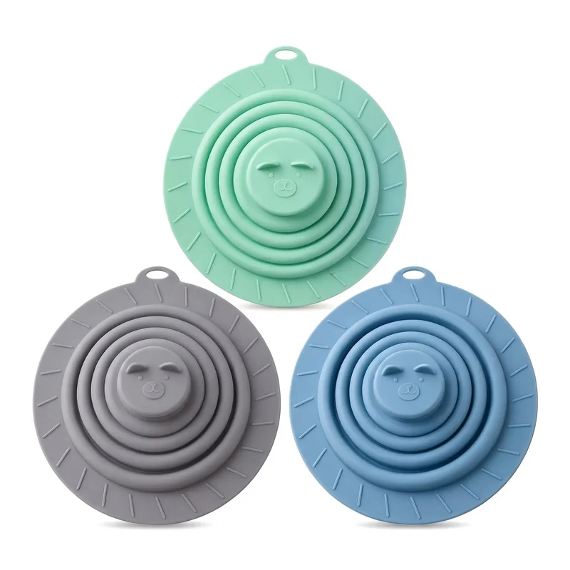Heavy Duty Silicone Tub Stopper And Bathtub Drain Cover Six Inch Profile Delivers A Slick Drip Free Seal For Deep Soaks And Daily Bathroom Tasks Three Pack