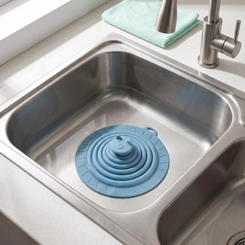 Heavy Duty Silicone Tub Stopper And Bathtub Drain Cover Six Inch Profile Delivers A Slick Drip Free Seal For Deep Soaks And Daily Bathroom Tasks Three Pack