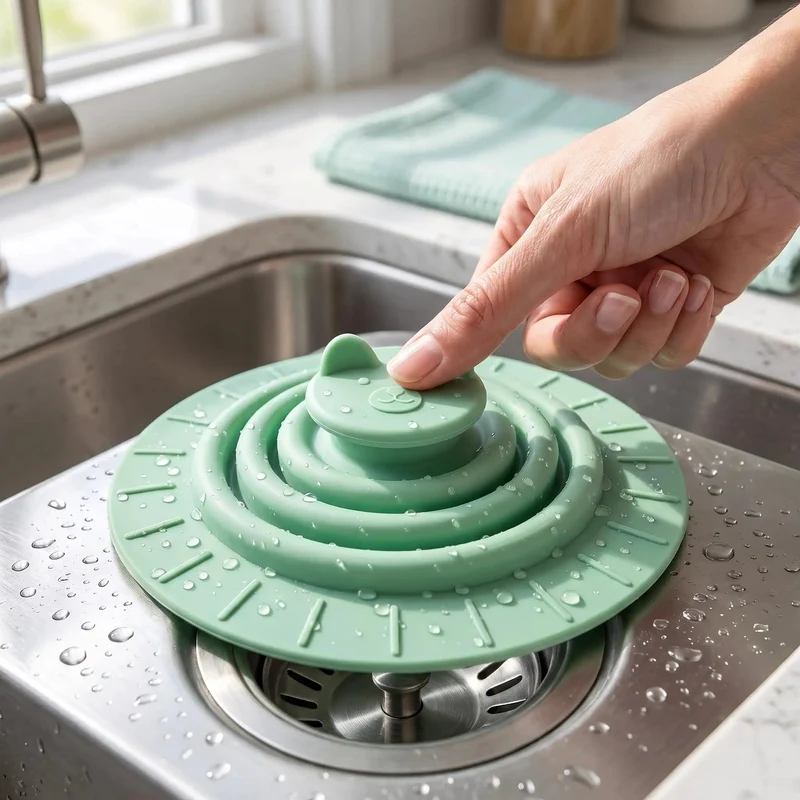 Heavy Duty Silicone Tub Stopper And Bathtub Drain Cover Six Inch Profile Delivers A Slick Drip Free Seal For Deep Soaks And Daily Bathroom Tasks Three Pack