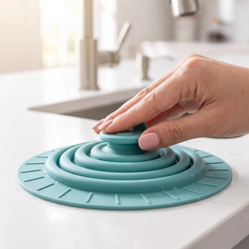 Heavy Duty Silicone Tub Stopper And Bathtub Drain Cover Six Inch Profile Delivers A Slick Drip Free Seal For Deep Soaks And Daily Bathroom Tasks Three Pack