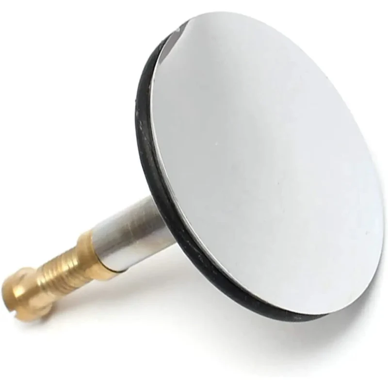 Heavy Duty Solid Brass Bathtub Stopper With Flat Seal Pop Up Drain Plug For Standard Bathroom Tubs Delivers Knockout Fit Smooth Operator Glide And Hella Durable Zero Drip Performance Guaranteed