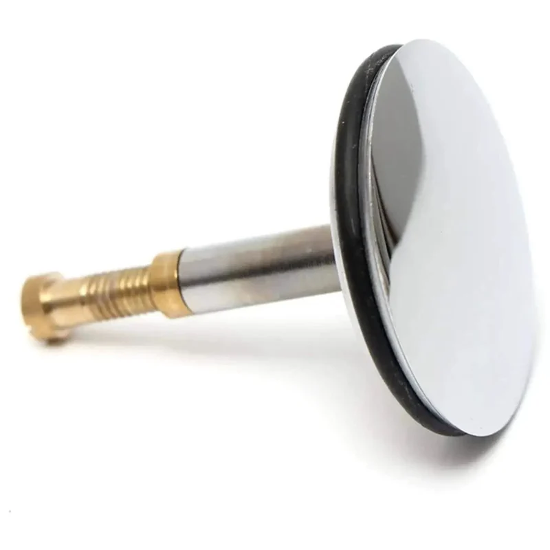 Heavy Duty Solid Brass Bathtub Stopper With Flat Seal Pop Up Drain Plug For Standard Bathroom Tubs Delivers Knockout Fit Smooth Operator Glide And Hella Durable Zero Drip Performance Guaranteed