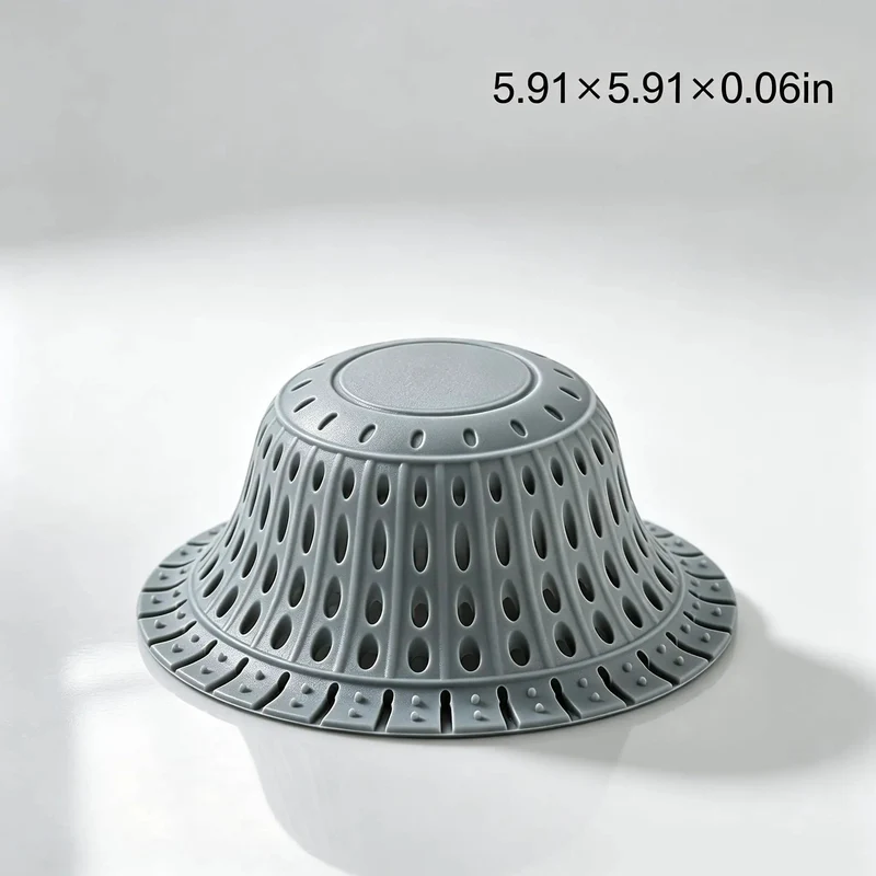 Heavy Duty Silicone Bathtub Drain Strainer Features Weighted Stainless Steel Anchor To Lock Firmly In Place And Snag Gnarly Hair Clumps While Keeping Your Tub Water Flowing Smooth