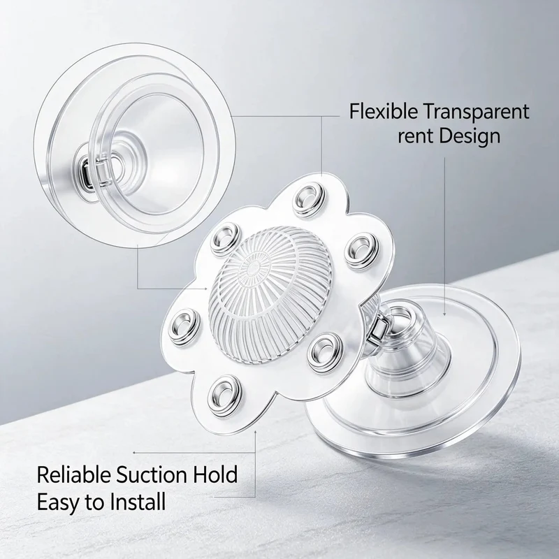 Two Pack Hair Catcher Shower Drain Guard With Six Grip Strong Suction Cups Dome Design Straight Up Snags Hairs And Gunk Fast Keeps Your Pipes On Smooth Sailing Zero Drama Or Costly Fixes