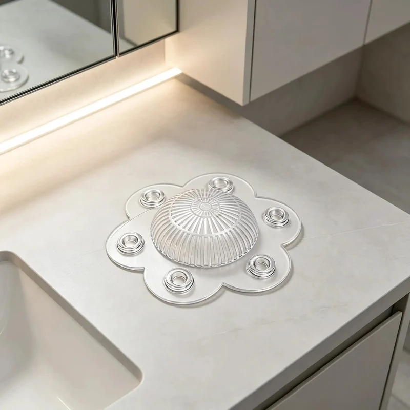 Two Pack Hair Catcher Shower Drain Guard With Six Grip Strong Suction Cups Dome Design Straight Up Snags Hairs And Gunk Fast Keeps Your Pipes On Smooth Sailing Zero Drama Or Costly Fixes