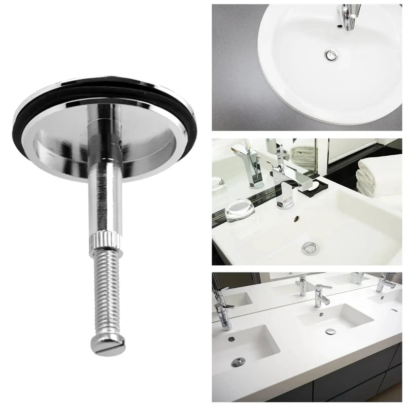 Tough As Nails Brass Bathtub Stopper With Sleek Electroplated Finish Heavy Duty Drain Plug 43Mm Built For No Fuss Bathroom Setup And Everyday Reliability