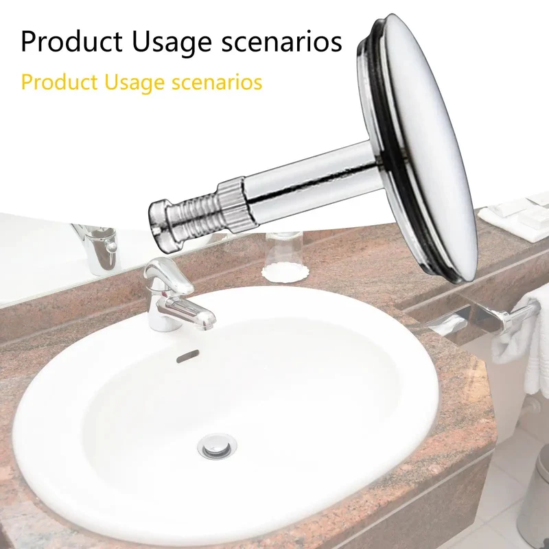 Tough As Nails Brass Bathtub Stopper With Sleek Electroplated Finish Heavy Duty Drain Plug 43Mm Built For No Fuss Bathroom Setup And Everyday Reliability