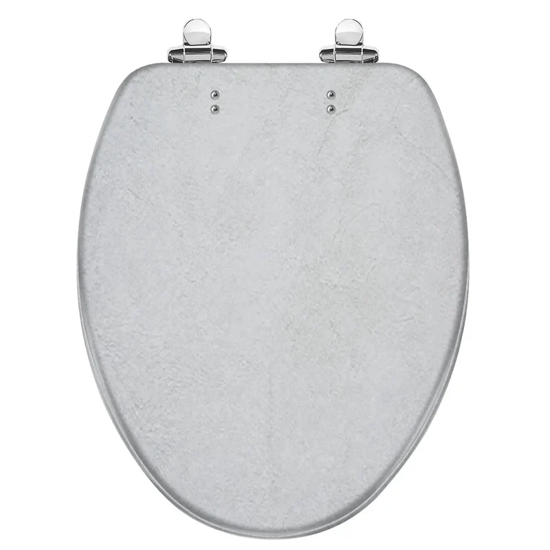 Top Shelf Elongated Toilet Seat Showcasing Cool Vintage Retro Backgrounds Art Built From Tough Resin For Solid Daily Performance Paired With Reliable Soft Close Lids To Avoid Noisy Slams And Add Sick Style To Your Bathroom Upgrade Project Right Now