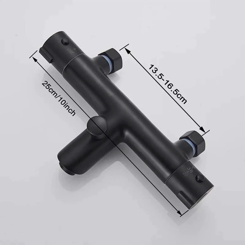 Slick Wall Mounted Shower System With Smooth Flow Thermostatic Mixer And Adjustable Slide Bar Featuring Triple Spray Rain Overhead And Instant Kick Bathtub Faucet Setup