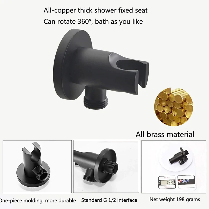 Sleek Matte Black Shower System With Tub Spout And Heavy Duty Brass Wall Mounted Bath Kit Featuring Slick Three Setting Handheld Sprayer Plus Flexible 180 Degree Rotating Arm For Upgraded Bathroom Setup