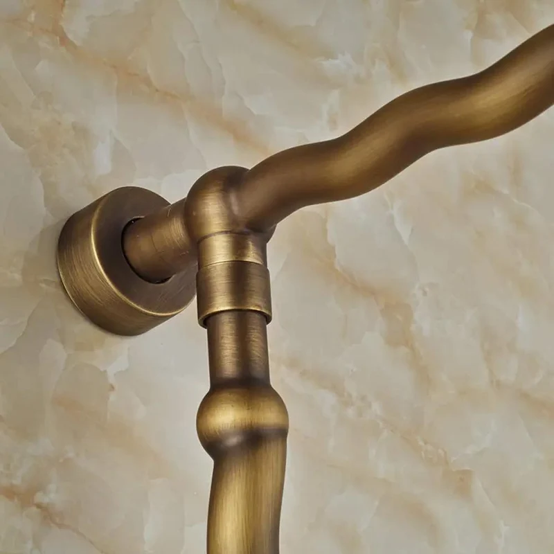 Top Shelf Antique Shower System With Heavy Gauge Rainfall Head And Ergonomic Handheld Sprayer Designed For Smooth Single Handle Control And No Fuss Wall Mount Install Delivering Premium Everyday Flow