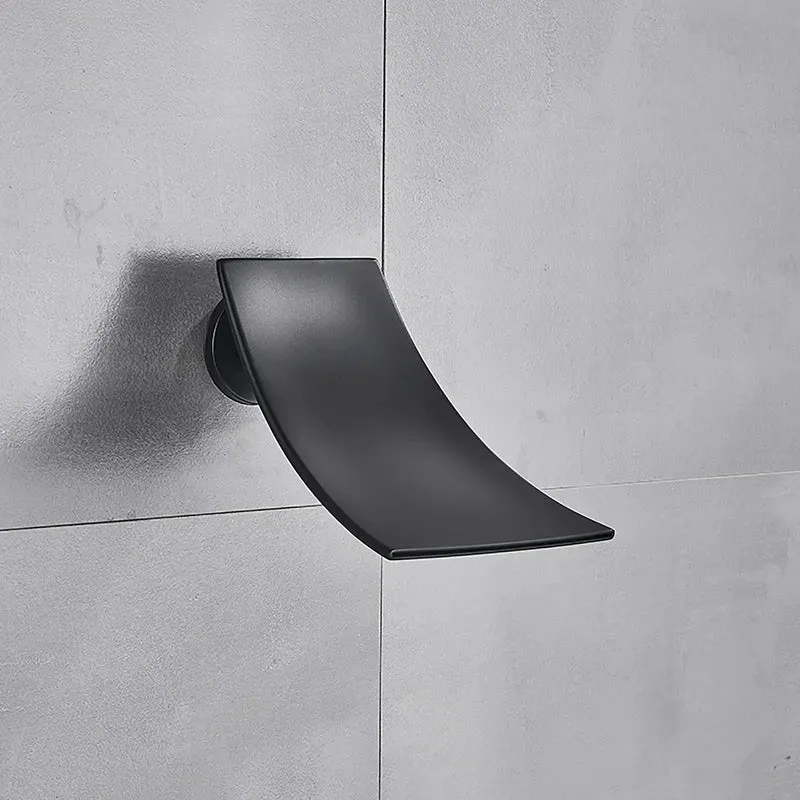Badass Black Shower System Crafted From Heavy Duty Brass Featuring A Smart LED Digital Display, 8 Inch Rainfall Waterfall Combo Kit With Smooth Handheld Sprayer For Zero Hassle Bath Updates