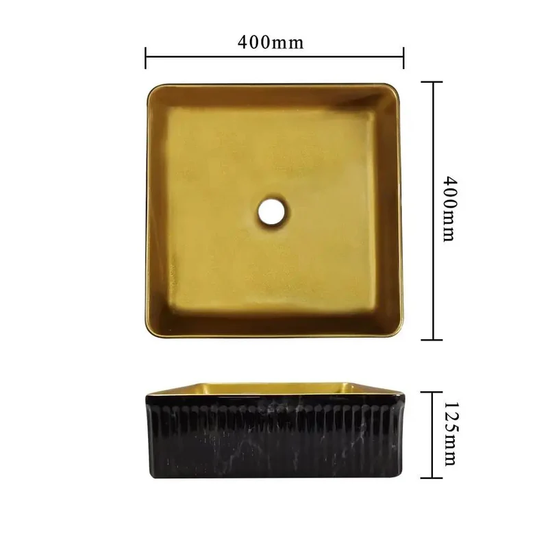 Elegant Square Ceramic Vessel Sink Adds Major Class To Your Home Or Hotel Vanity Setup Cleanable Countertop Basin With Sleek Curves For Modern Bathroom Vibes Upgrade Your Daily Wash Routine With This Slick Art Design
