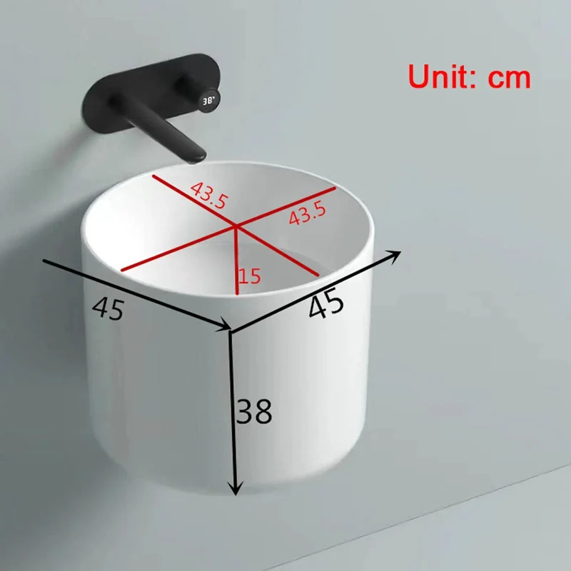 Slick White Ceramic Vessel Sink For Countertop Or Wall Mount Bathroom Basin High Gloss Porcelain Heavy Duty Finish Easy Peasy Setup Fresh Round Bath Spa Vibe Top Shelf Vanity Bowl Modern Refresh