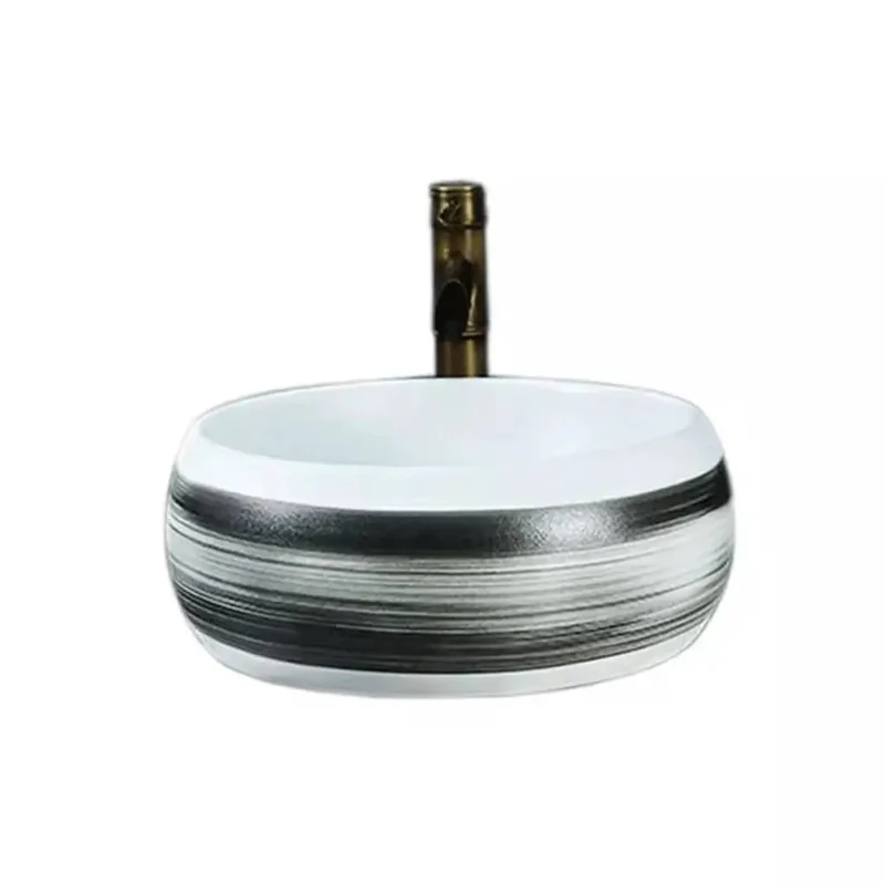 Real Deal Ceramic Bathroom Sink Vessel Countertop Basin With A Slick Smooth Surface That Wipes Clean In No Time Build Tough For Any Indoor Or Outdoor Bathroom Renovation Project