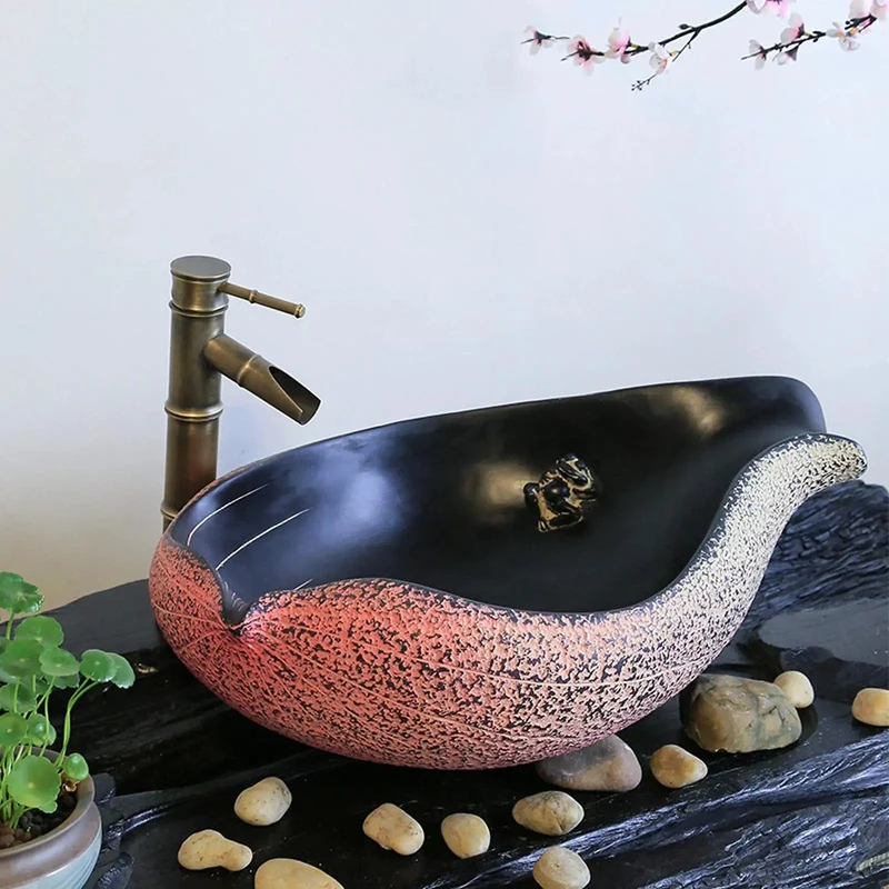 Heavy Duty Rock Resin Vessel Sink For Above Counter Bathroom Vanities Includes Faucet Frosted Pink Glaze Zero Fuss Cleanup Built Tight And Made To Ride Through Any Daily Grind Or Hotel Setup