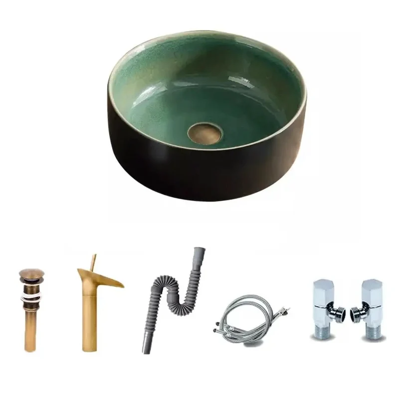 Super Sleek Ceramic Bathroom Sink Retro Above Counter Design Drop In Wash Basin Fits Tight Spaces Like A Charm Zero Fuss Setup Real Game Changer For Modern Homes