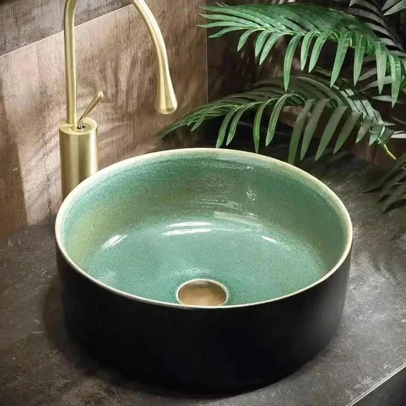 Super Sleek Ceramic Bathroom Sink Retro Above Counter Design Drop In Wash Basin Fits Tight Spaces Like A Charm Zero Fuss Setup Real Game Changer For Modern Homes