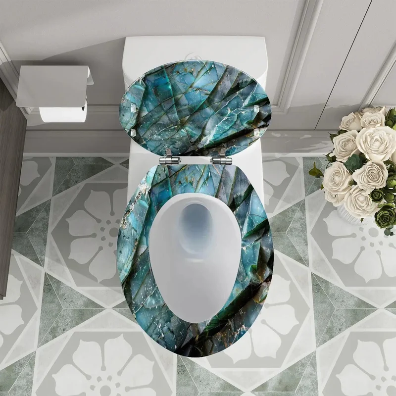 Heavy Duty Elongated Toilet Seat For Bathroom Built Tough With Smooth Padding And Foolproof Adjustable Mounting Hardware For No Fuss Upgrades On Standard American Models