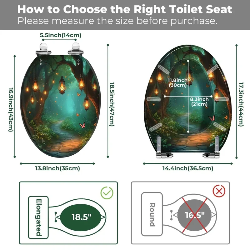 Heavy Duty Elongated Toilet Seat For Bathroom, Real Tough Resin Lid With Quick Lock Hardware, Works Straight With Most Standard Bowls, Rock Solid Build And No Hassle Install For Your House Upgrade