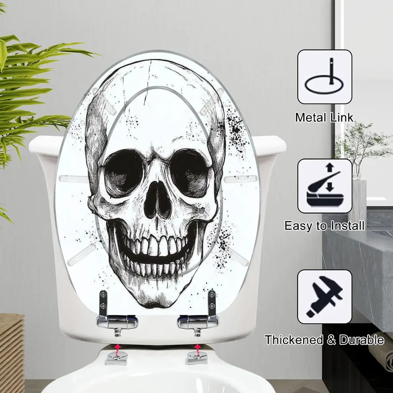 Elongated Resin Toilet Seat Boasting Zero Fuss Adjustable Hinges For A Rock Solid Fit In Any Bathroom Measuring 18.5 Inches By 14.5 Inches With Top Shelf Durability And A Sleek Smooth Finish You Will Love.