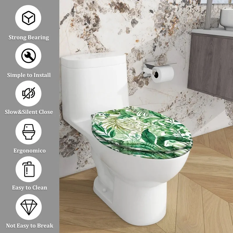 Super Durable Elongated Resin Toilet Seat For Bathroom With Cushioned Soft Feel And Silent Close Lid Fits Standard Fixtures Like A Dream Hassle Free Setup Hardware Included Built For Everyday Use And Reliable Heavy Duty Home Upgrade