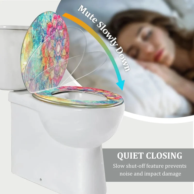 Slick And Sturdy Elongated Toilet Seat With Quick Release Hardware For A No Sweat Bathroom Refresh Universal Fit For American Standard Fixtures Smooth Contoured Edges And Top Shelf Durability