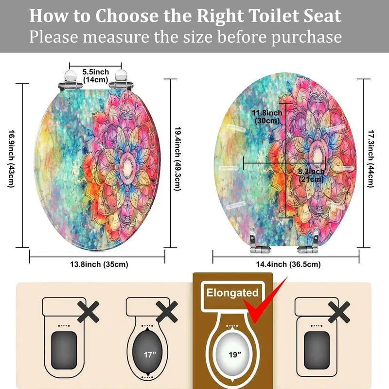 Slick And Sturdy Elongated Toilet Seat With Quick Release Hardware For A No Sweat Bathroom Refresh Universal Fit For American Standard Fixtures Smooth Contoured Edges And Top Shelf Durability