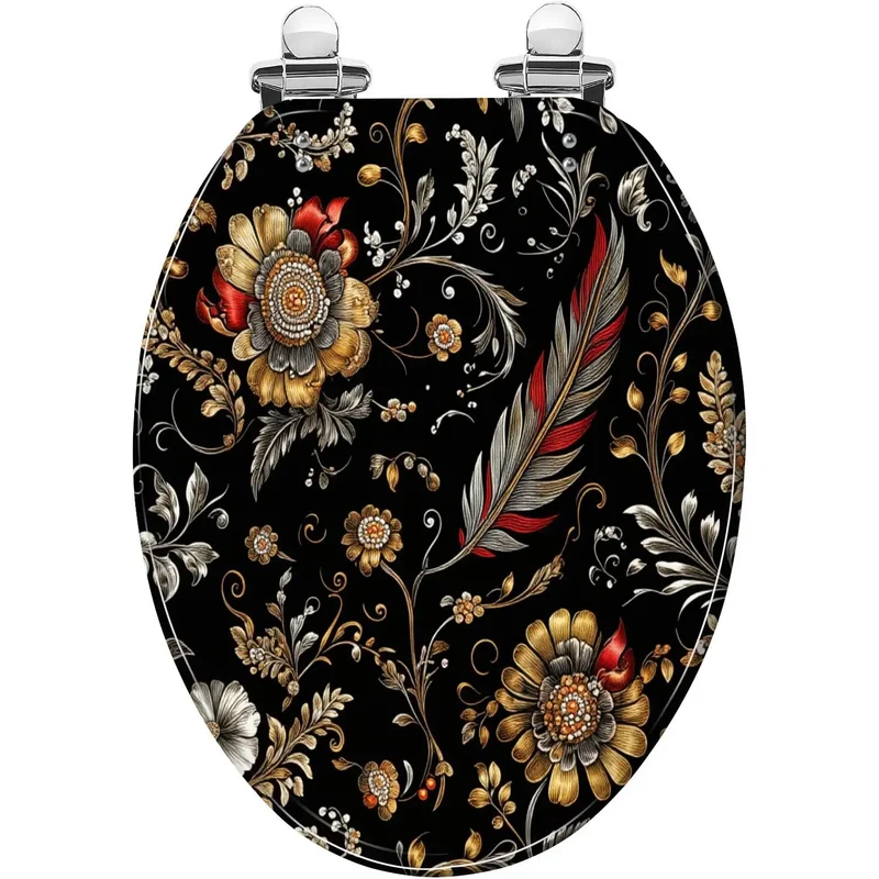 Premium Elongated Toilet Seat In Solid Resin Build For No Sweat Bathroom Updates Universal Fit Matches Standard Fixtures Straightforward Hardware Included All Around Comfort Guaranteed Reliable Performance