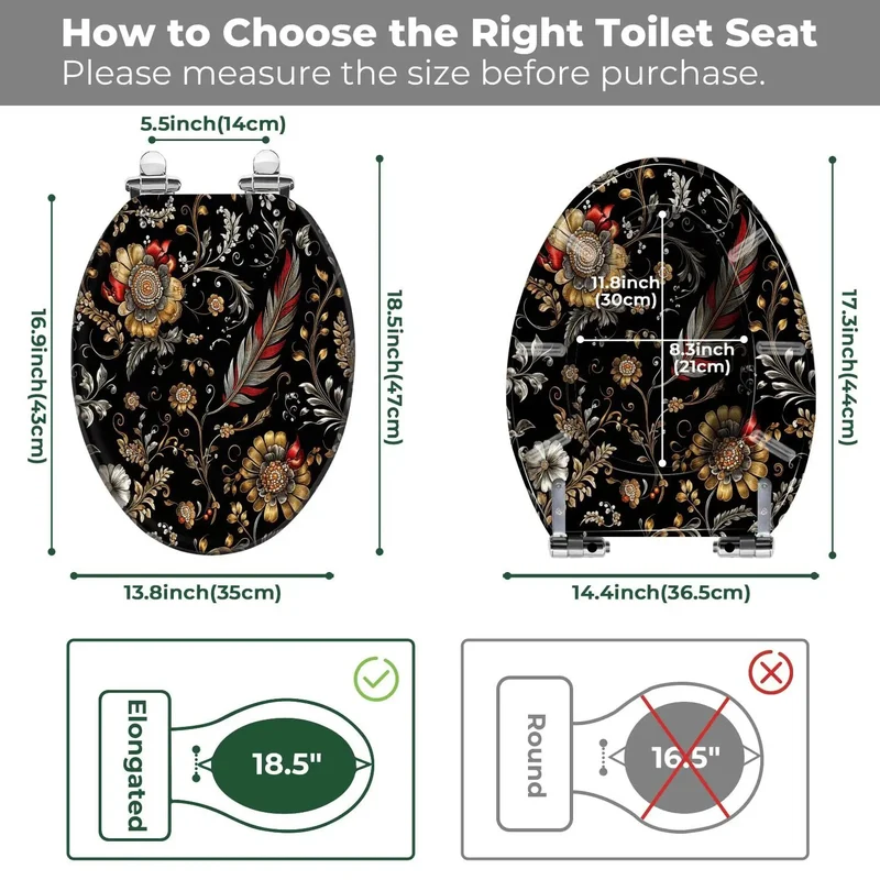 Premium Elongated Toilet Seat In Solid Resin Build For No Sweat Bathroom Updates Universal Fit Matches Standard Fixtures Straightforward Hardware Included All Around Comfort Guaranteed Reliable Performance