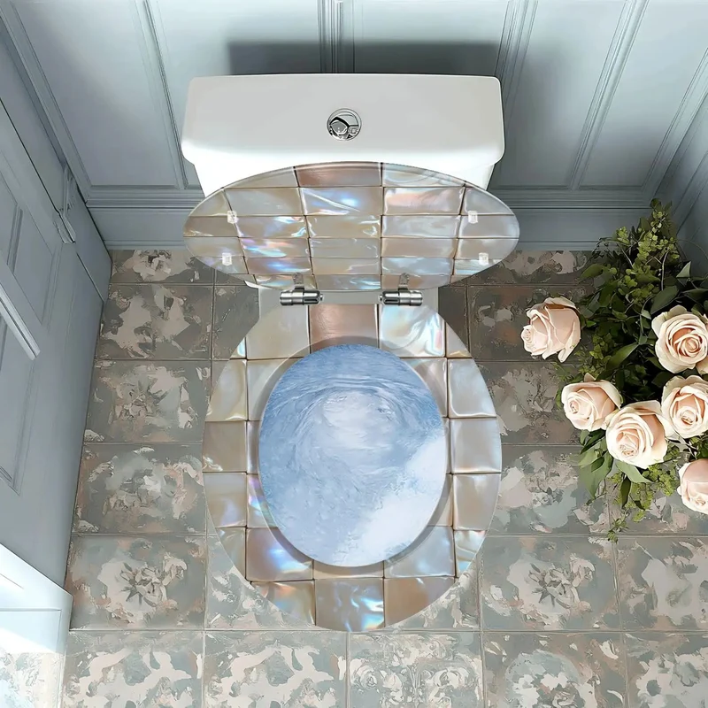 Round Resin Toilet Seat Built Tough For Snug Universal Fit With Fully Adjustable Hole Spacing Quick Snap Assembly Real Sturdy Bathroom Upgrade For Daily Use