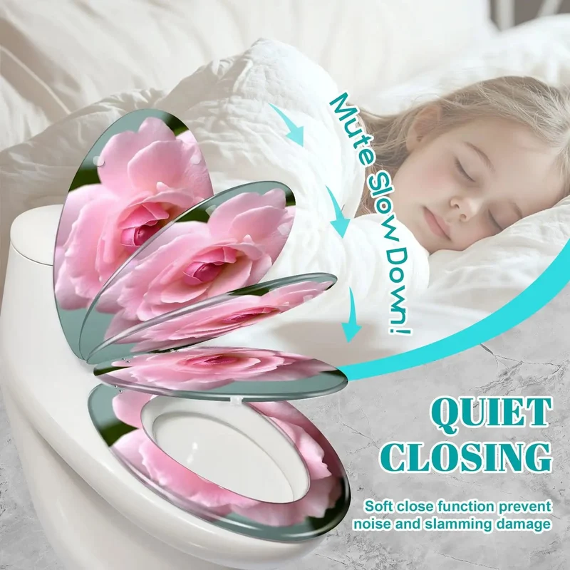 Heavy Duty Elongated Toilet Seat Fits Like A Glove With Quick Release Hinges And Slow Close Lid For Everyday Bathrooms Built Tough Zero Hassle Setup Genuine American Quality