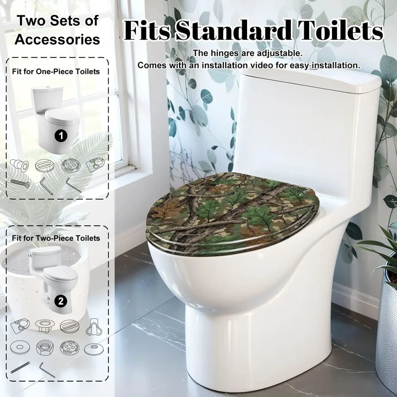 Heavy Duty Resin Toilet Seat For Bathroom Rock Solid Build Smooth Rounded Edges No Hassle Adjustable Hinges Perfect Fit For Elongated Bowls Zero Drama Straight Up Daily Comfort Guaranteed