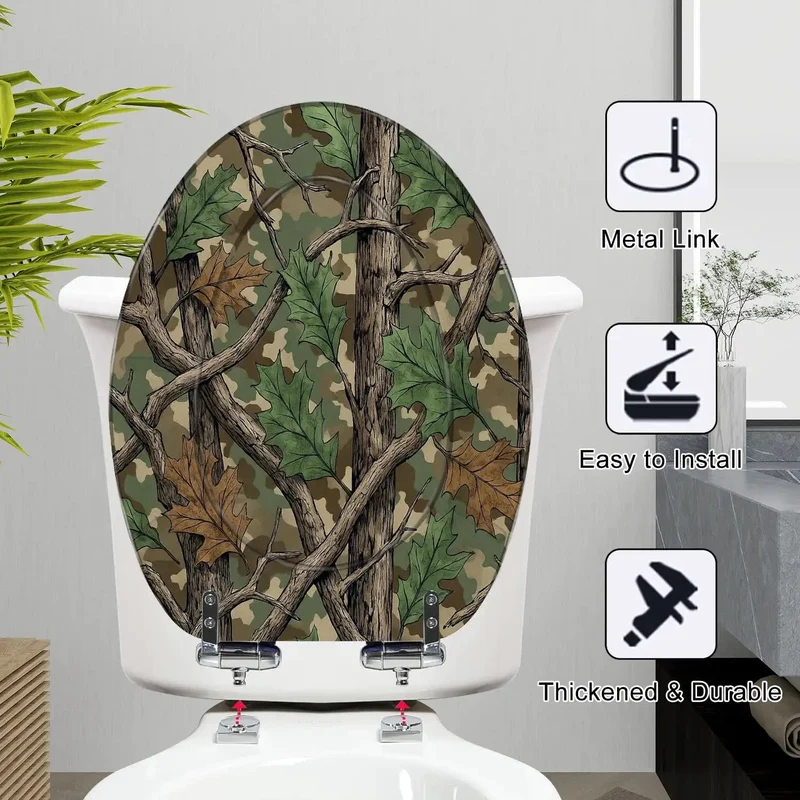 Heavy Duty Resin Toilet Seat For Bathroom Rock Solid Build Smooth Rounded Edges No Hassle Adjustable Hinges Perfect Fit For Elongated Bowls Zero Drama Straight Up Daily Comfort Guaranteed