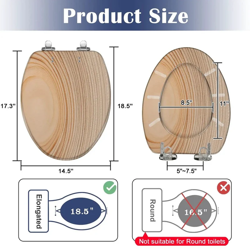 Premium Elongated Resin Toilet Seat With Quick Adjust Hardware For Mainstream Family Bathrooms Built Tough As Nails To Deliver Straight Up Durability And Silky Smooth Closing While Guaranteeing Zero Hassle Setup Every Single Time