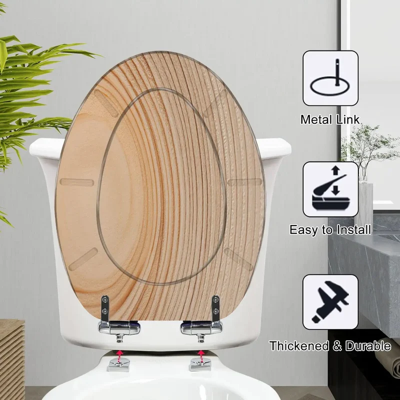 Premium Elongated Resin Toilet Seat With Quick Adjust Hardware For Mainstream Family Bathrooms Built Tough As Nails To Deliver Straight Up Durability And Silky Smooth Closing While Guaranteeing Zero Hassle Setup Every Single Time