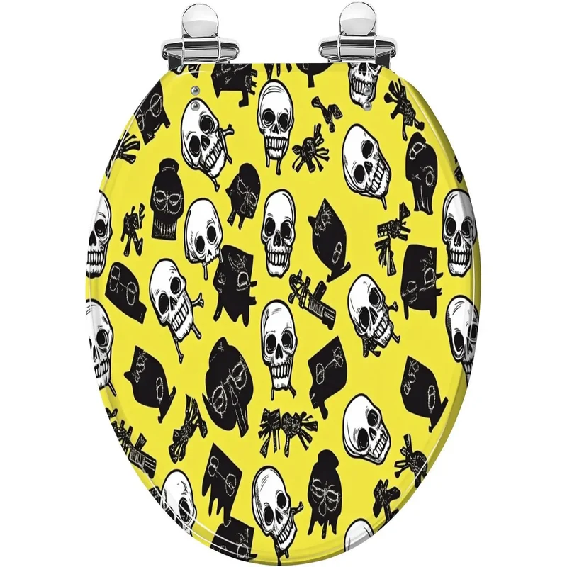 Heavy Duty Elongated Toilet Seat For Bathroom With Smooth Quick Release Hinges And Rock Solid Frame Providing Super Comfy Seating Experience Daily Without Any Loose Hardware Problems