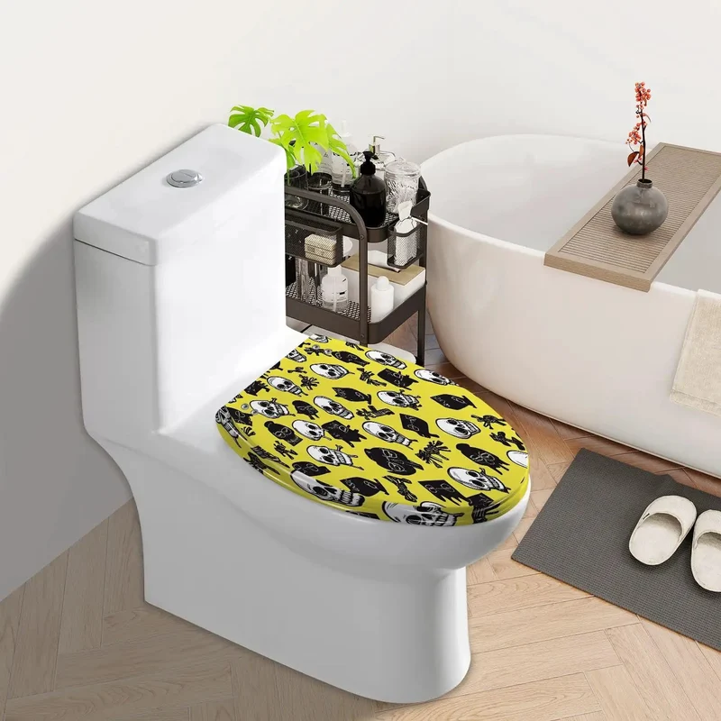 Heavy Duty Elongated Toilet Seat For Bathroom With Smooth Quick Release Hinges And Rock Solid Frame Providing Super Comfy Seating Experience Daily Without Any Loose Hardware Problems