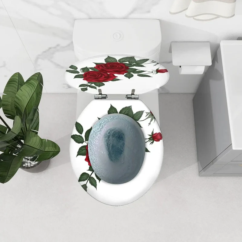 Round Resin Toilet Seat With Adjustable Quick Swap Hinges For Standard Bathroom Fixtures Smooth Durable Finish And No Sweat Install Fits Most American Toilets Built Tough For Effortless Daily Use