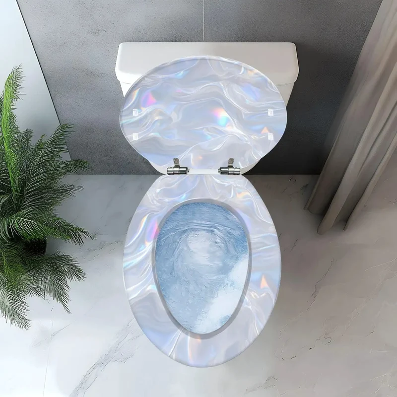 Top Shelf Elongated Resin Toilet Seat For Bathroom Fits Most Extended Bowls Up To 19 Inches Long Includes Two Sets Of Hardware For Snap Setup Built Different To Withstand Daily Grind And Keep Things Looking Crisp Year Round