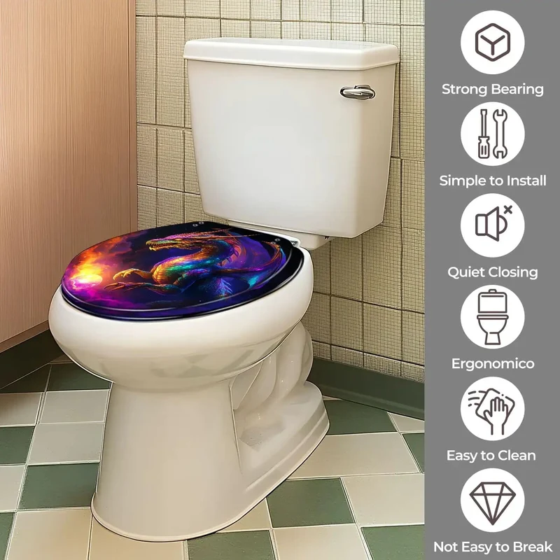 Universal Round Toilet Seat For Easy Bathroom Refresh Featuring No Hassle Installation Plus Adjustable Mounting Hardware And Sturdy Construction That Handles Daily Use Like A Champ On Standard Bowls