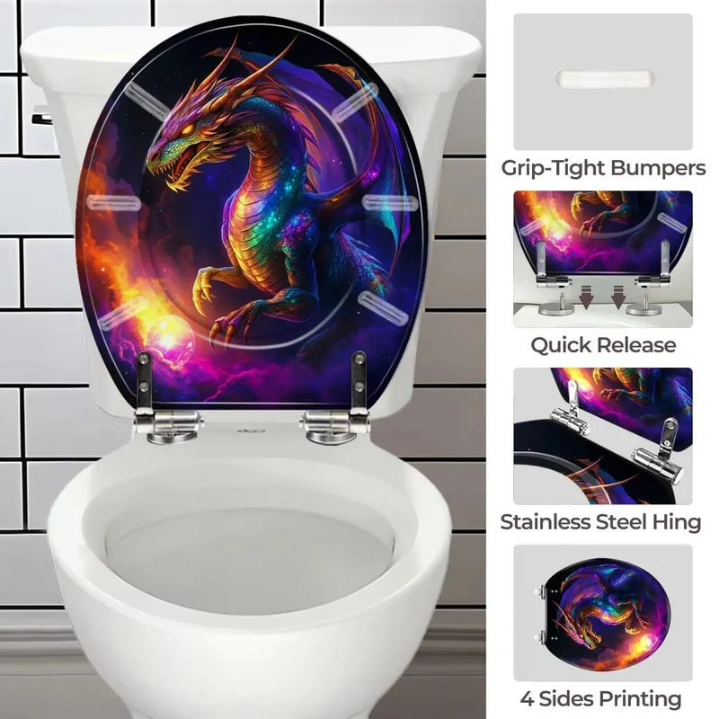 Universal Round Toilet Seat For Easy Bathroom Refresh Featuring No Hassle Installation Plus Adjustable Mounting Hardware And Sturdy Construction That Handles Daily Use Like A Champ On Standard Bowls
