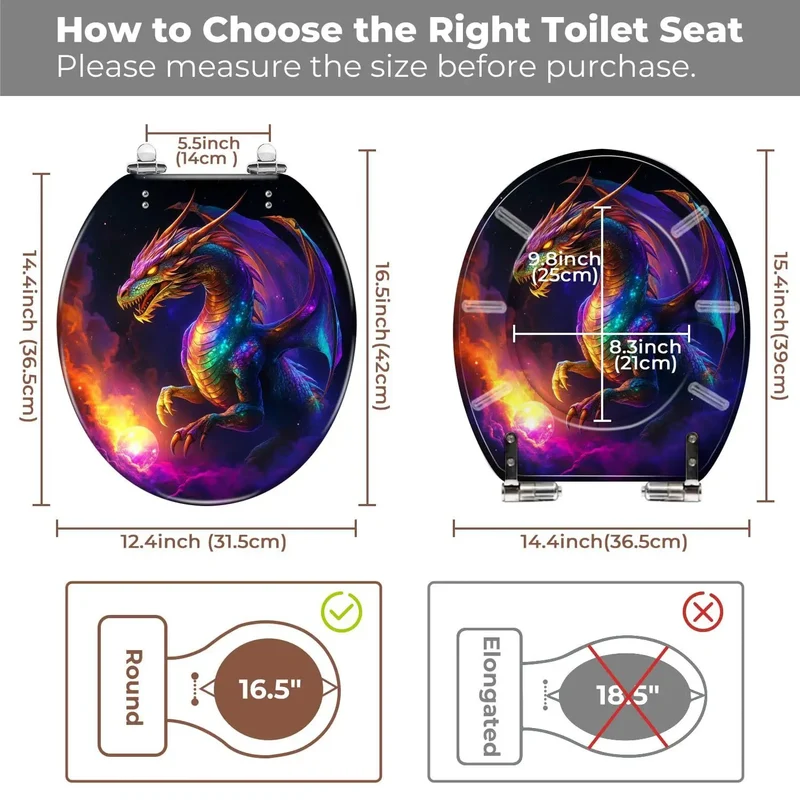 Universal Round Toilet Seat For Easy Bathroom Refresh Featuring No Hassle Installation Plus Adjustable Mounting Hardware And Sturdy Construction That Handles Daily Use Like A Champ On Standard Bowls