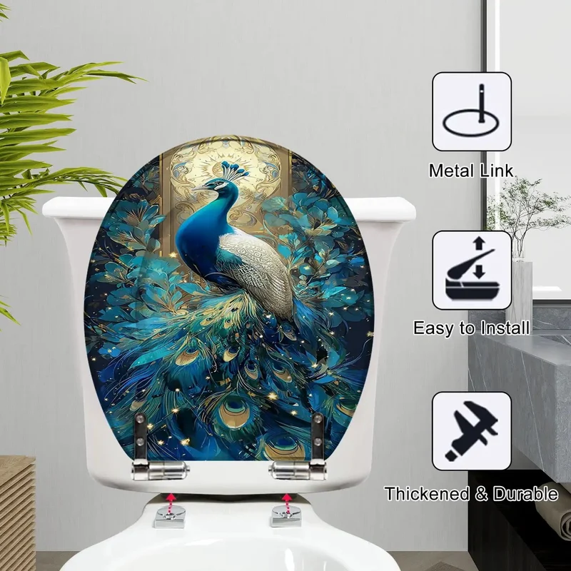 Round Resin Toilet Seat Featuring Adjustable Hinges And A Super Sturdy Design Perfect For Standard Bathroom Remodels That Are Hella Tough And A Total Game Changer For Your Bath Space Today
